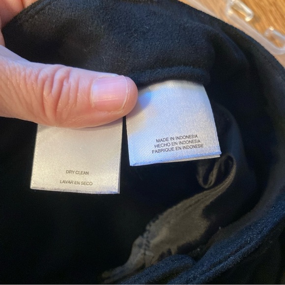 Anne Klein Women’s Faux Suede Black Dress Pants; Sz 6; Very Soft - Picture 5 of 6